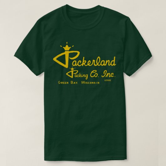 T-shirt Packerland Packing CoGreen Bay WI (Design devant)