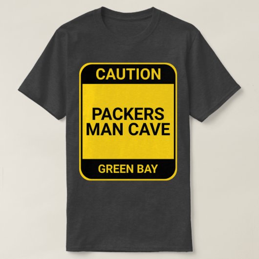 T-SHIRT PACKERS MAN CAVE (Design devant)