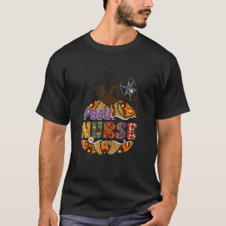 T-shirt Pacu Infirmière Citrouille Stethoscope Fantôme Hal