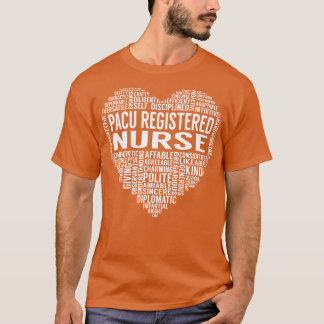 T-shirt Pacu Infirmière inscrite Coeur