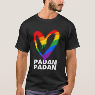 T-shirt Padam Padam - Lgbtq+ Pride Mois - Heartbeat Padam