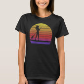 T-shirt Paddle Boarding Retro Women Paddle Boarding Love (Devant)