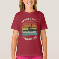 "Paddle into Paradise." en couleur :