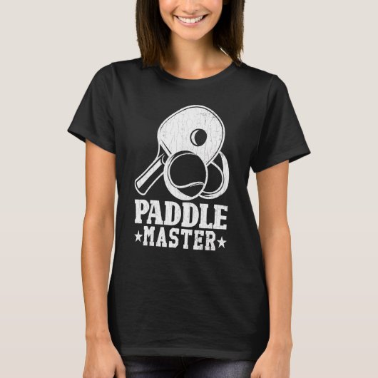 T-shirt Paddle Master Paddleball Joueur Sports Graphique (Devant)