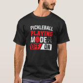T-shirt Paddle Pickleball Mode De Jeu Sur Pickleball Playe (Devant)