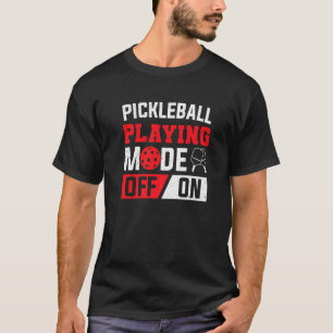 T-shirt Paddle Pickleball Mode De Jeu Sur Pickleball Playe