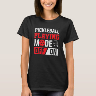 T-shirt Paddle Pickleball Mode De Jeu Sur Pickleball Playe