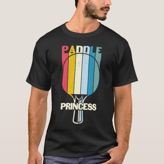 T-shirt Paddle Princess Ping Pong Player Femme (Devant)