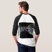 T-shirt Paddle Steamer Dimensional Art, (Dos entier)