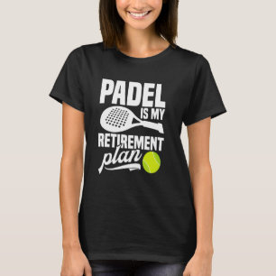 T-shirt Paddleball Tournament Ventilateur de retraite Love