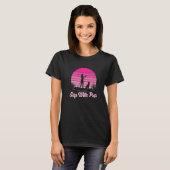 T-shirt Paddleboard Chien Sup Avec Pup (Devant entier)