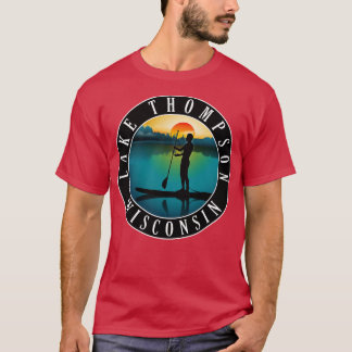 T-shirt Paddleboard du lac Thompson Wisconsin