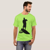 T-shirt paddleboard la piscine (Devant entier)