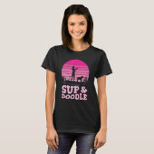T-shirt Paddleboarding Dog SUP & Doodle (Devant entier)