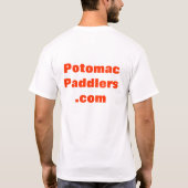 T-shirt Paddlers de Potomac la chemise de Bryon (Dos)