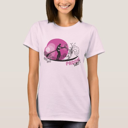 T-shirt PaddleSurFIT va rose (Devant)