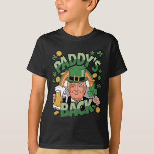 T-shirt Paddy's Back Trump Funny St. Patrick's Day Shamroc
