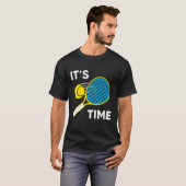 T-shirt Padel Man Woman Mesh C'est Padel Time Drôle (Devant entier)