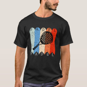 T-shirt Padel Paddle Tennis Paddel Racquet Ball Vintage
