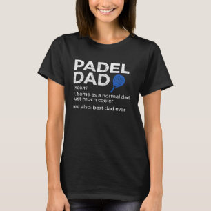 T-shirt Padel Papa Définition Meilleur Papa Jamais Padel T