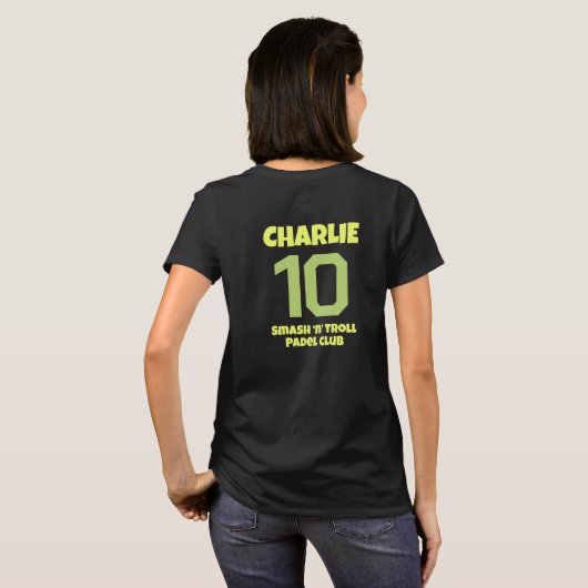 T-shirt 🧌Padel Racket Rager (Dos entier)