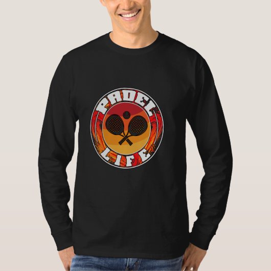 T-shirt Padel Racquet Paddle Racket Padel Tennis Padel Lif (Devant)