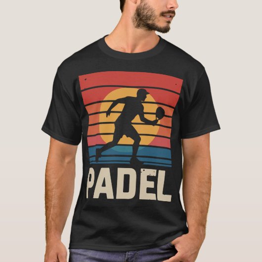 T-shirt Padel Sport Vintage (Devant)