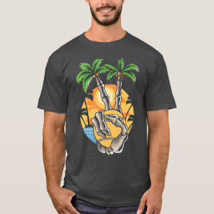 T-shirt Padel Tennis Ball Goth Skeleton Halloween Pal