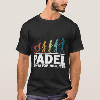 T-shirt Padel Tennis Pour Les Vrais Hommes Amusants Padel 