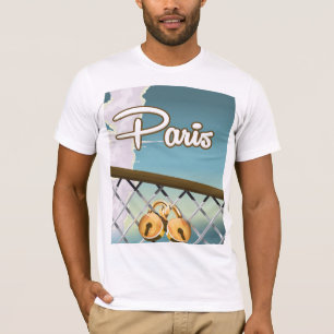 T-shirt Padlocks Paris love