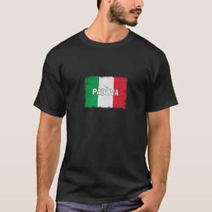 T-shirt Padova Italie Ville avec drapeau italien