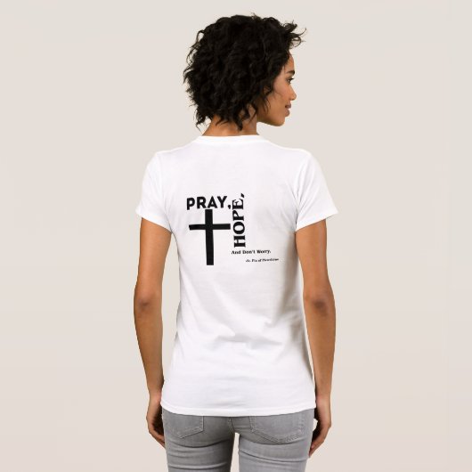 T-shirt Padre Pio (Dos entier)