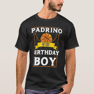 T-shirt Padrino De L'Anniversaire Baller Basketball Annive
