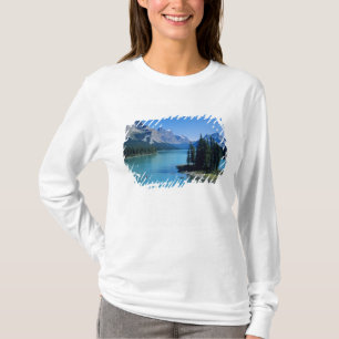 T-shirt Pagaie sur le lac Maligne à Spirit Island