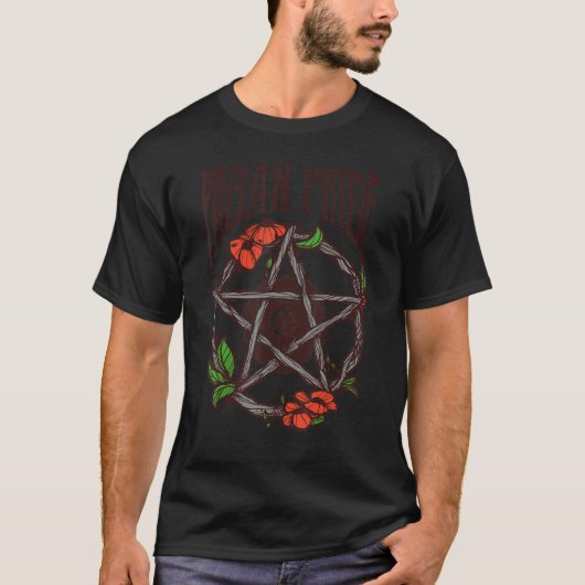 T-shirt Pagan Fierté Le Moyen Parfait De Montrer Votre Fie (Devant)