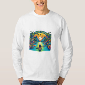 T-shirt Pagayer dans le paradis