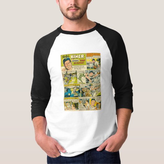 T-shirt Page comique du base-ball 1952 de RALPH KINER de (Devant)