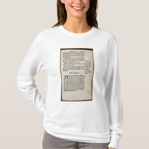 T-shirt Page des textes de vieux testament