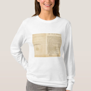 T-shirt Page titre de l'atlas 1874 du Mexique