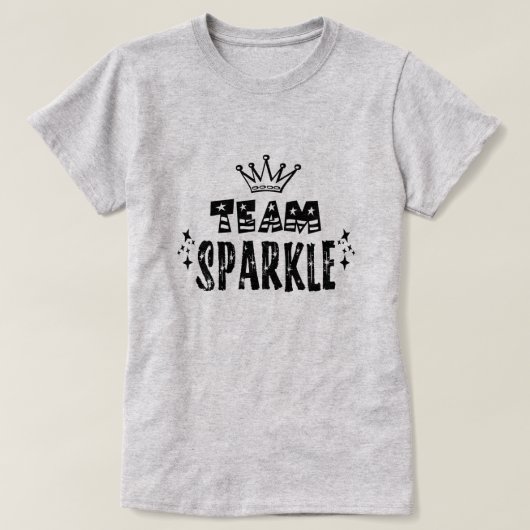 T-shirt Pageant Mom - Team Sparkle, Pageant (Design devant)