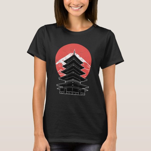 T-shirt Pagode japonaise (Devant)