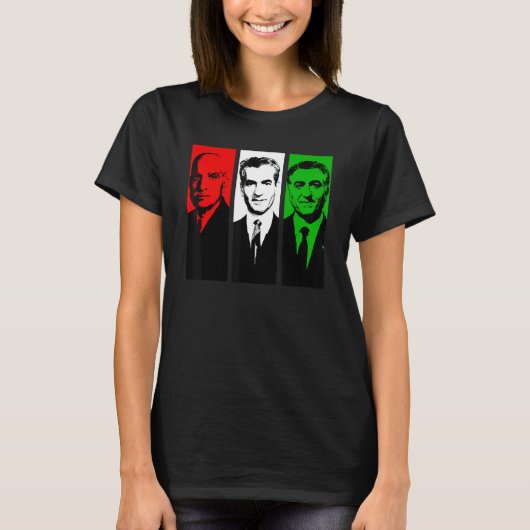 T-shirt Pahlavi, roi d'Iran (Devant)