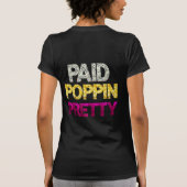 T-shirt Paid Popping Joli Hip hop urbain (Dos)