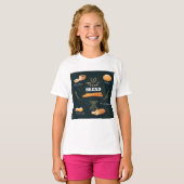 T-shirt Pain Artisan frais Boulangerie Pain Rouleaux Bague (Devant entier)