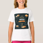 T-shirt Pain Artisan frais Boulangerie Pain Rouleaux Bague (Devant)