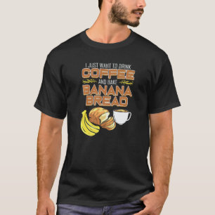T-shirt Pain Bananier Café Cuisine Végétalienne Boulangère