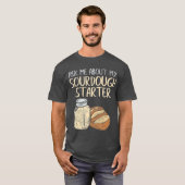 T-shirt Pain-Bruant Baker Dons Drôle Sourdough (Devant entier)