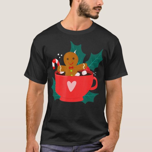 T-shirt Pain D'Argent En Coca Chaud Mug Noël Fun (Devant)