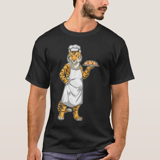 T-shirt Pain de boulanger de tigre (Devant)