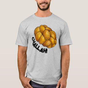 T-shirt Pain de Challah tressé Pain Juif Fête Hanoukka Pai
